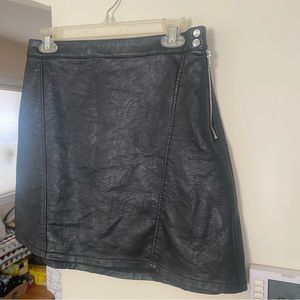 Zara Vegan Leather Skirt